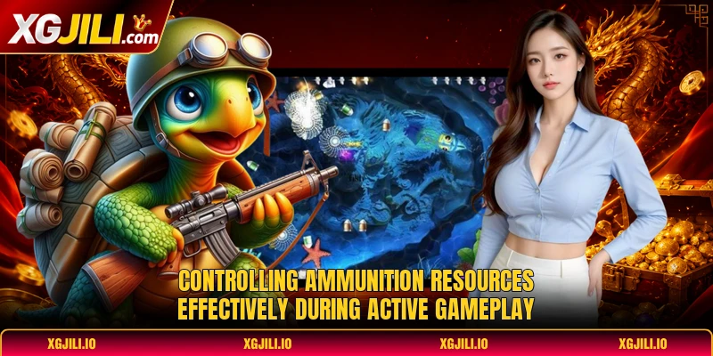 Controlling ammunition resources effectively during active gameplay Controlling ammunition resources effectively during active gameplay