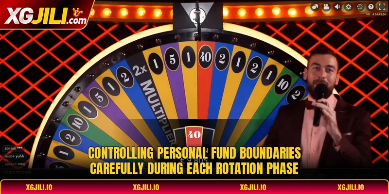 Controlling personal fund boundaries carefully during each rotation phase