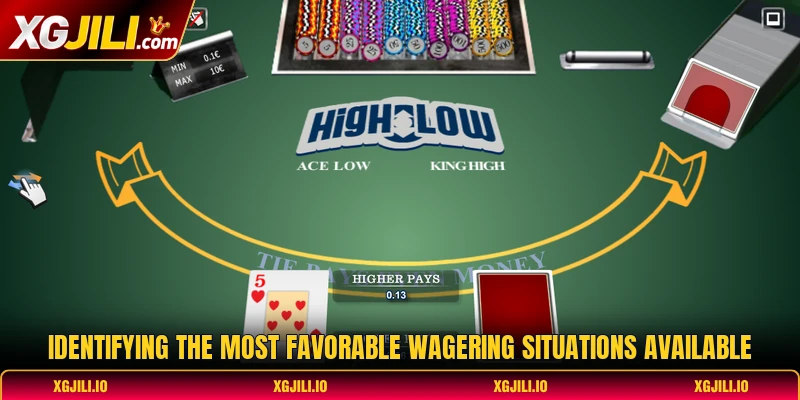 Identifying the most favorable wagering situations available Identifying the most favorable wagering situations available