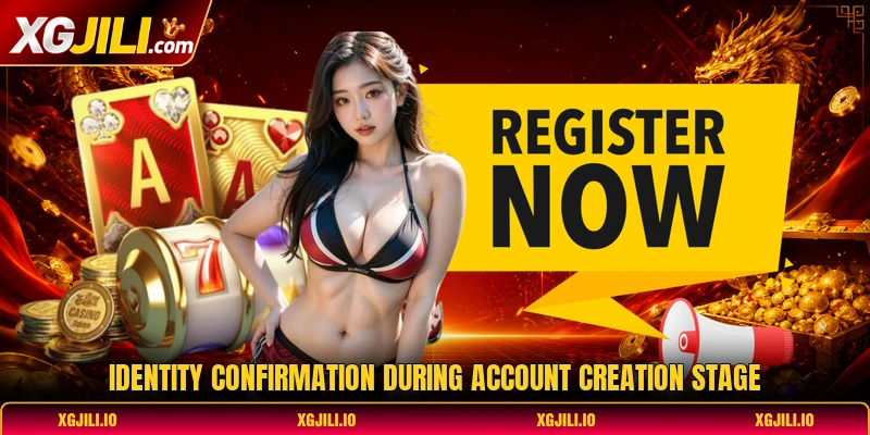 Identity confirmation during account creation stage