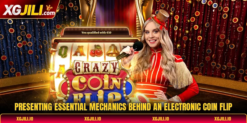 Presenting essential mechanics behind an electronic coin flip Presenting essential mechanics behind an electronic coin flip