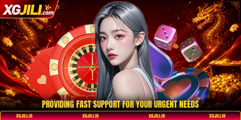 Providing fast support for your urgent needs